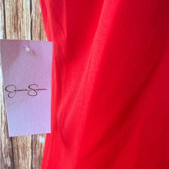 🍋Jessica Simpson Halter Dress with Gold Chain Necklace🍋 - Picture 4 of 8